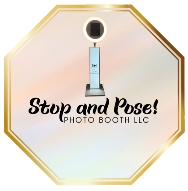 Stop and Pose Photo Booth logo